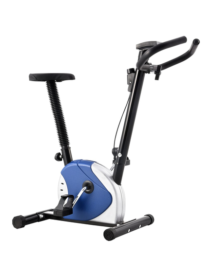 Bicicletă de fitness cu centură de rezistență, albastru, imaginea nr. 3