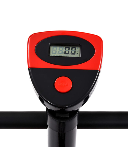 Bicicletă fitness cu centură de rezistență, roșu, imaginea nr. 7