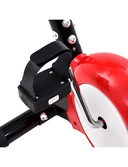 Bicicletă fitness cu centură de rezistență, roșu, imaginea nr. 9
