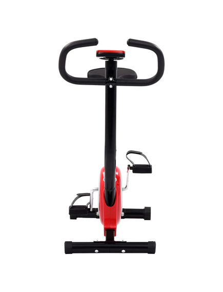 Bicicletă fitness cu centură de rezistență, roșu, imaginea nr. 4