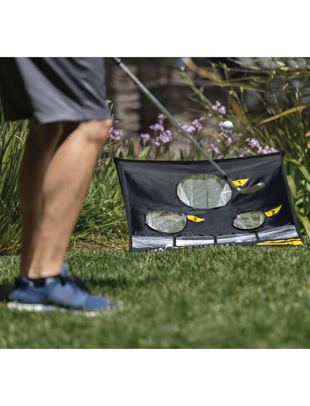 Sklz plasă de golf „quickster”, alb și negru