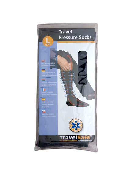 Travelsafe Șosete compresive pentru călătorie, măr. 43-46, ts0370l