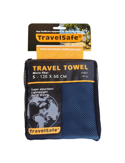 Travelsafe prosop de călătorie, albastru regal, microfibră, s, ts3051