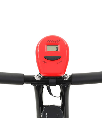 Bicicletă magnetică x-bike cu măsurare puls, negru și roșu, imaginea nr. 6