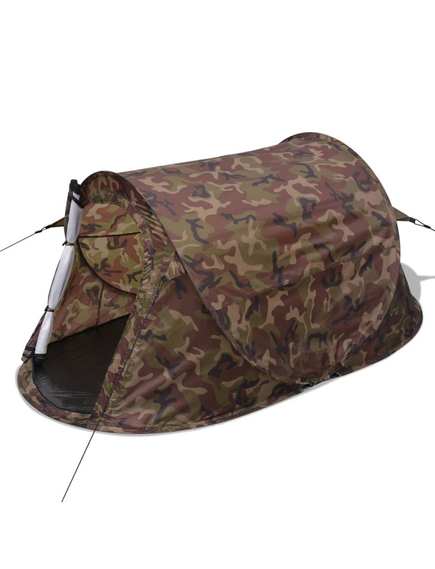 Cort pop-up pentru 2 persoane, camuflaj, imaginea nr. 2 Cort pop-up pentru 2 persoane, camuflaj, imaginea nr. 2