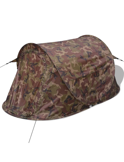 Cort pop-up pentru 2 persoane, camuflaj, imaginea nr. 3 Cort pop-up pentru 2 persoane, camuflaj, imaginea nr. 3