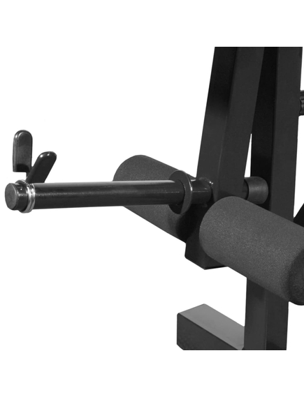 Bancă fitness cu rastel greutăți, set haltere/gantere, 30,5kg, imaginea nr. 7