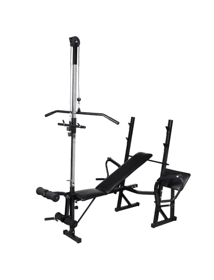 Bancă fitness cu rastel greutăți, set haltere/gantere, 30,5kg, imaginea nr. 5