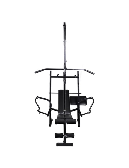 Bancă fitness cu rastel greutăți, set haltere/gantere, 30,5kg, imaginea nr. 6