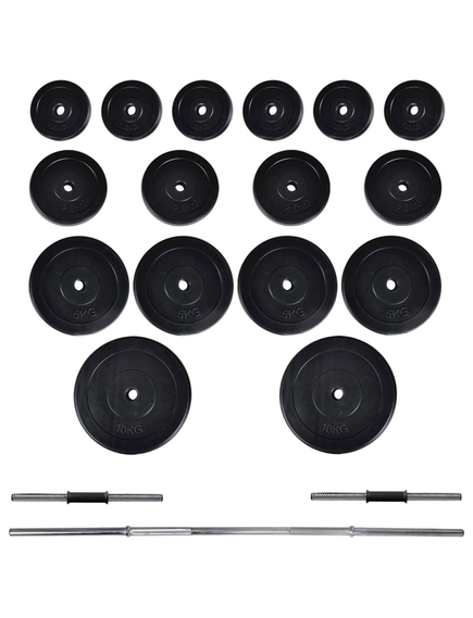 Suport haltere genuflexiuni cu halteră și set gantere 60,5 kg, imaginea nr. 8