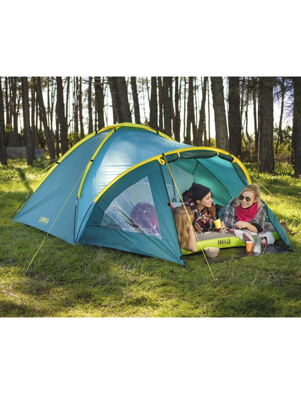 Bestway cort de camping 3 persoane „pavilio activemount”, albastru