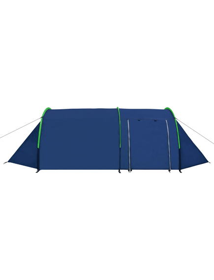 Cort de camping, 4 persoane, bleumarin/verde
