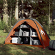 Cort depozit 9 compartimente gri/oranj 125x50x68 cm tafta 185t