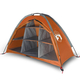 Cort depozit 9 compartimente gri/oranj 125x50x68 cm tafta 185t, imaginea nr. 2