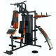 Aparat multifunctional 4 posturi, greutati de 60 kg incluse, aparat fitness DHS 3003