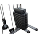 Aparat multifunctional 1 post, greutati de 50 kg incluse, aparat fitness DHS 3001, imaginea nr. 6