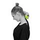 Rola masaj, Orbroll, culoare verde, 6.5x7cm, maner cu forma ergonomica, amelioreaza tensiunea musculara, imbunatateste circulatia sangelui, reduce stresul, imaginea nr. 2
