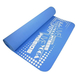 Saltea yoga DHS, 183x61x0.4cm, albastru, spuma cu memorie, suprafata anti-alunecare, rezistent la umezeala, din TPE