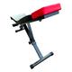 Banca exercitii, 8 trepte de ajustare, otel, pliabila, 145x35x123cm, DHS 1016, negru/rosu, imaginea nr. 3