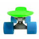 Penny board 22" City, DHS, verde/albastru, PVC, rulmenti ABEC 7, greutate maxima utilizator 100 kg, imaginea nr. 5