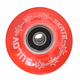 Set 4 roti skateboard, DHS, roz transparent, 60 mm, rulmenti ABEC-7, imaginea nr. 2