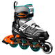 Role ARYA, DHS, negru/turcoaz, S 28-32, reglabile, otel/pvc, ABEC 7, roti 70 mm