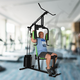 Aparat multifunctional 1 Post, greutati de 50 kg incluse, aparat fitness DHS 1001-3G, imaginea nr. 2