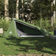 Cort de camping tunel pentru 1 persoană, verde, impermeabil, imaginea nr. 3