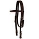 Șa western, căpăstru & pieptar, piele naturală, 17", maro, imaginea nr. 11