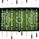 Masă de fotbal, negru, 140 x 74,5 x 87,5 cm, oțel, 60 kg, imaginea nr. 4