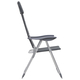 Scaun de camping, 2 buc, gri, 58 x 69 x 111 cm, aluminiu, imaginea nr. 4