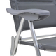 Scaun de camping, 2 buc, gri, 58 x 69 x 111 cm, aluminiu, imaginea nr. 8