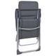 Scaun de camping, 2 buc, gri, 58 x 69 x 111 cm, aluminiu, imaginea nr. 7