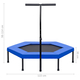 Trambulină de fitness mâner și margine siguranță 122 cm hexagon, imaginea nr. 7